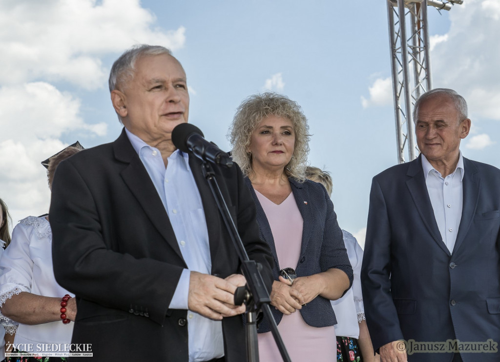 Jarosław Kaczyński w Zbuczynie