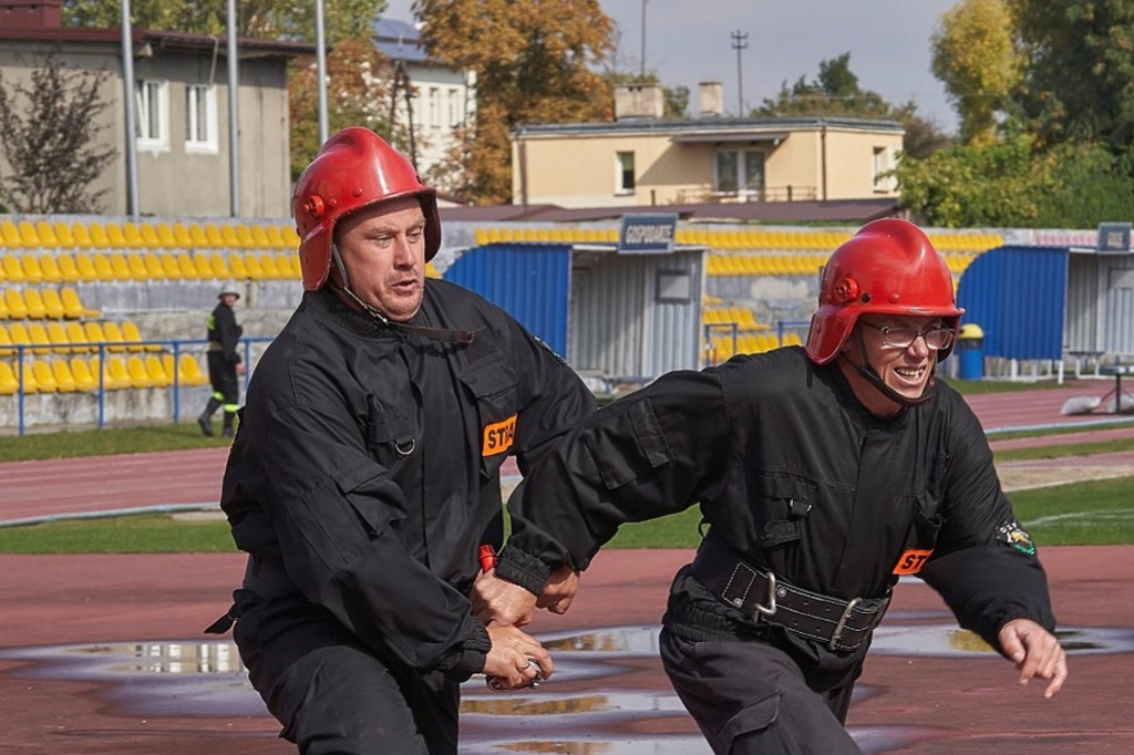 Strażacy OSP rywalizowali na stadionie