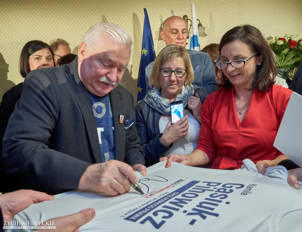 Wałęsa w Siedlcach