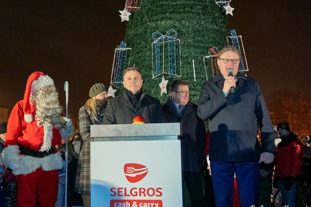 Choinka rozświetliła Siedlce