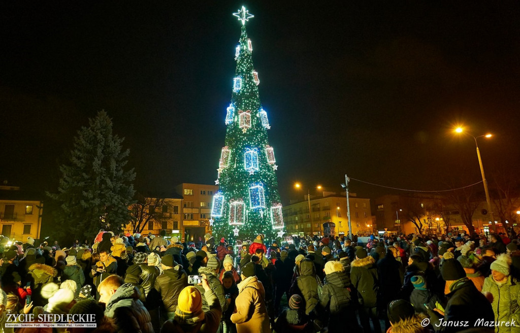 Choinka rozświetliła Siedlce