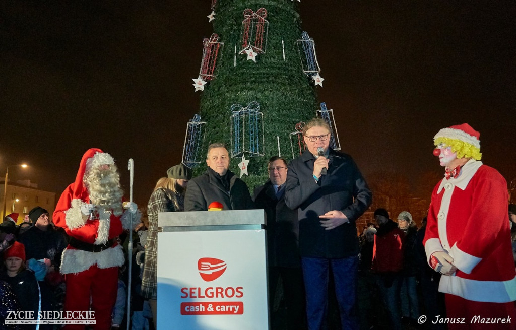 Choinka rozświetliła Siedlce