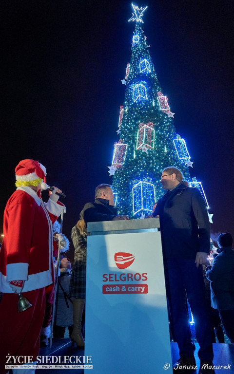 Choinka rozświetliła Siedlce