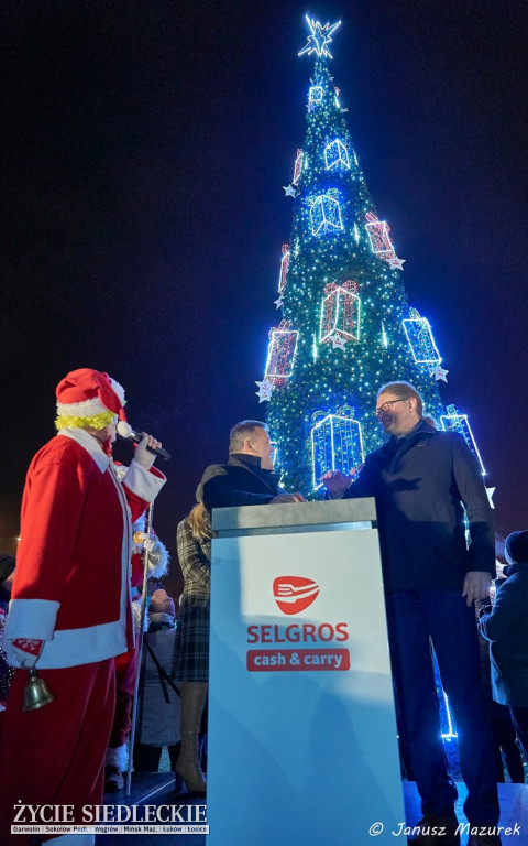 Choinka rozświetliła Siedlce