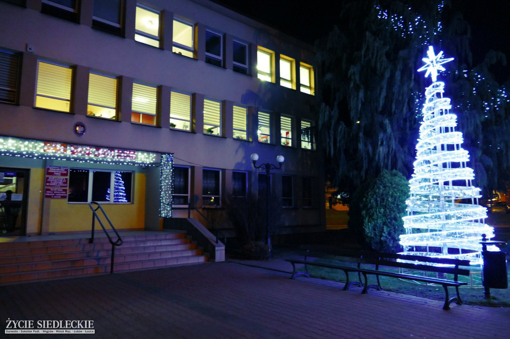 Świąteczne luminacje w Łosicach