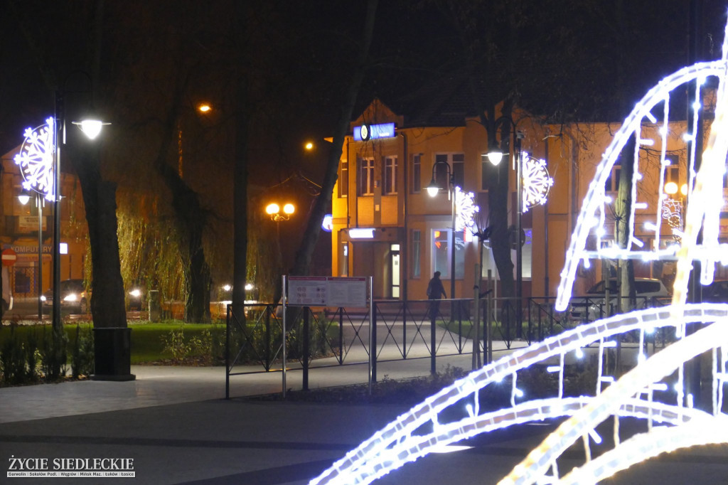 Świąteczne luminacje w Łosicach