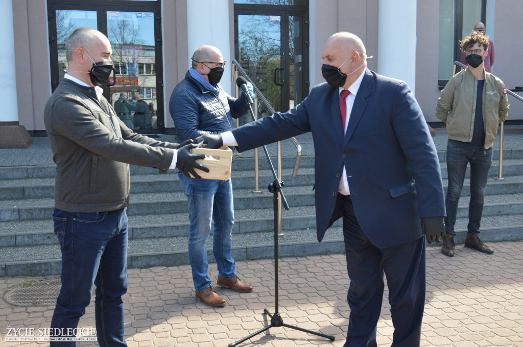 Maseczki dla gminy Siedlce