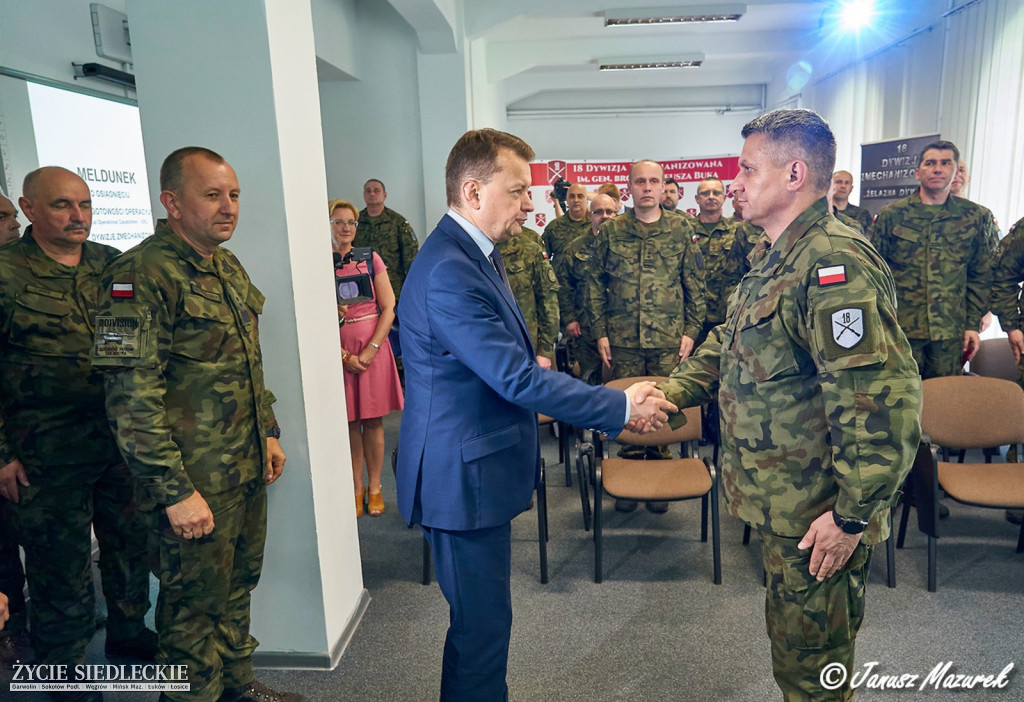 Minister Błaszczak odwiedził 18 Dywizję