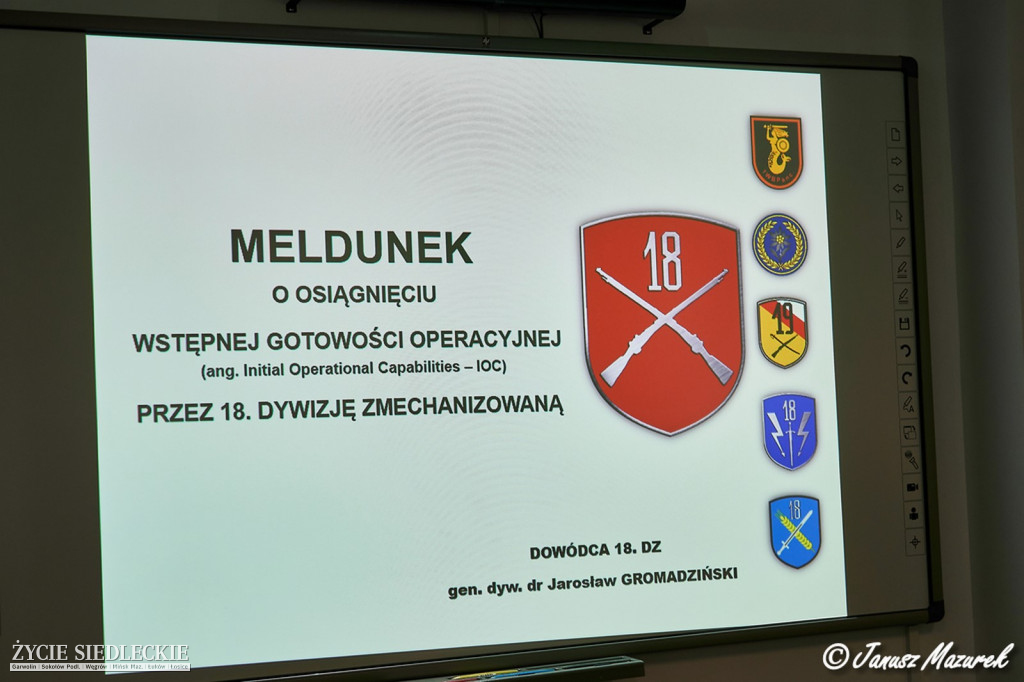 Minister Błaszczak odwiedził 18 Dywizję