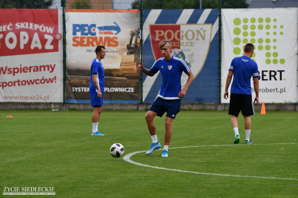 Pierwszy trening Pogoni