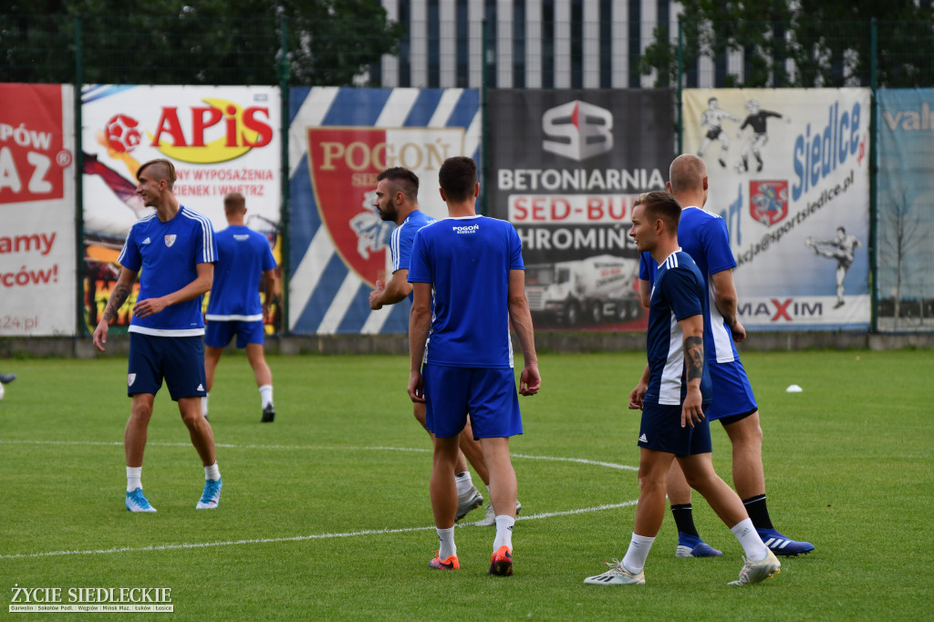 Pierwszy trening Pogoni