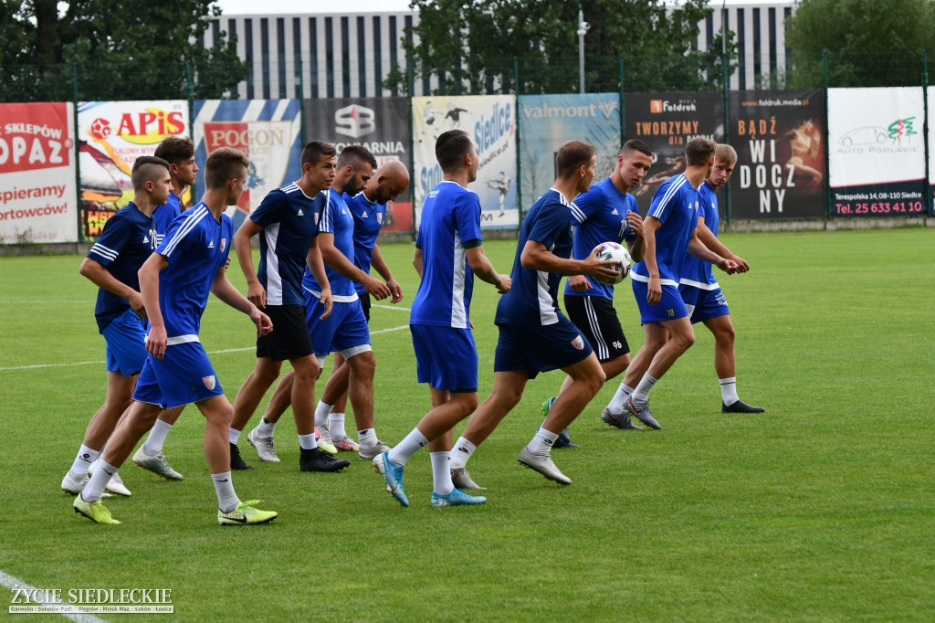 Pierwszy trening Pogoni