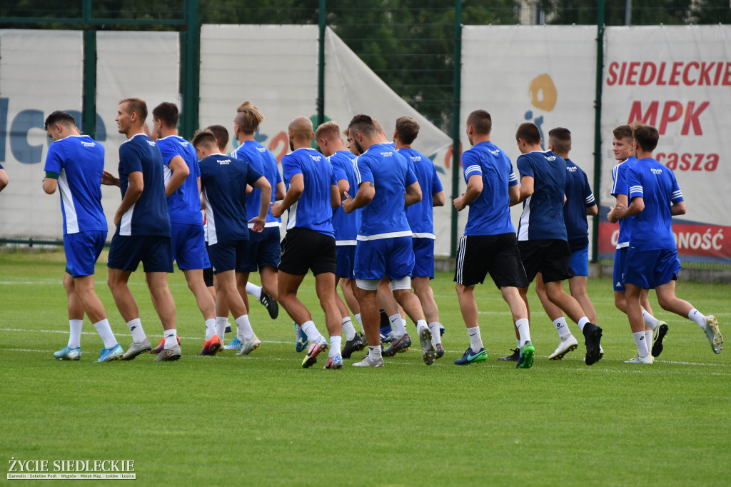 Pierwszy trening Pogoni
