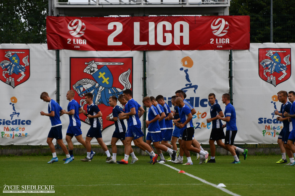Pierwszy trening Pogoni