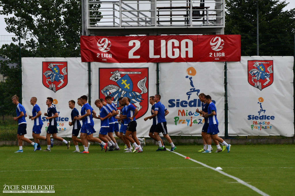 Pierwszy trening Pogoni