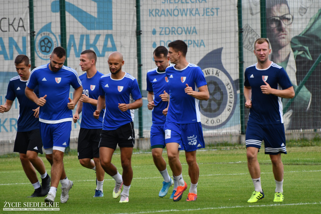 Pierwszy trening Pogoni