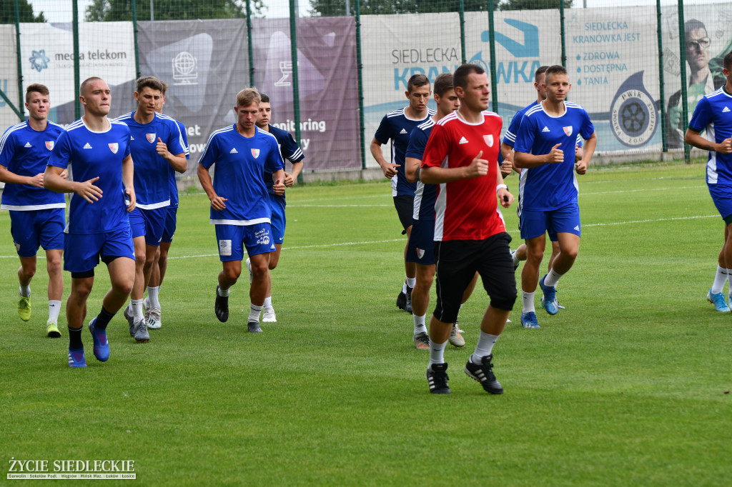 Pierwszy trening Pogoni