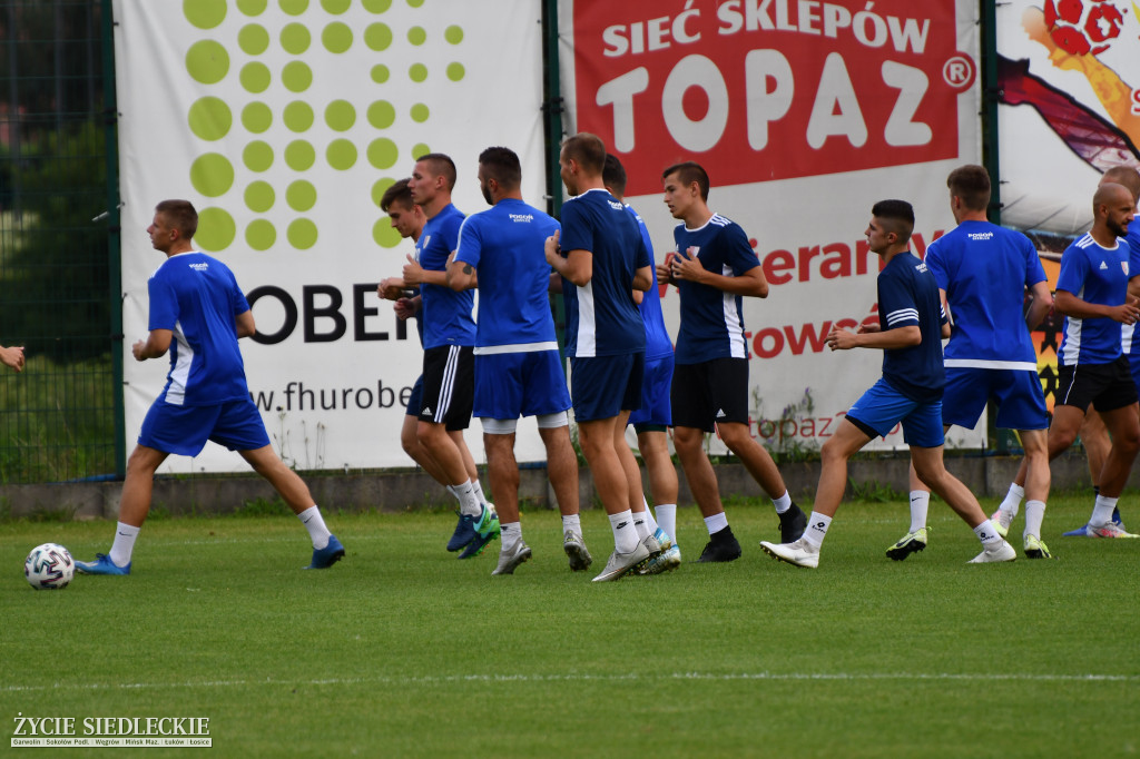 Pierwszy trening Pogoni