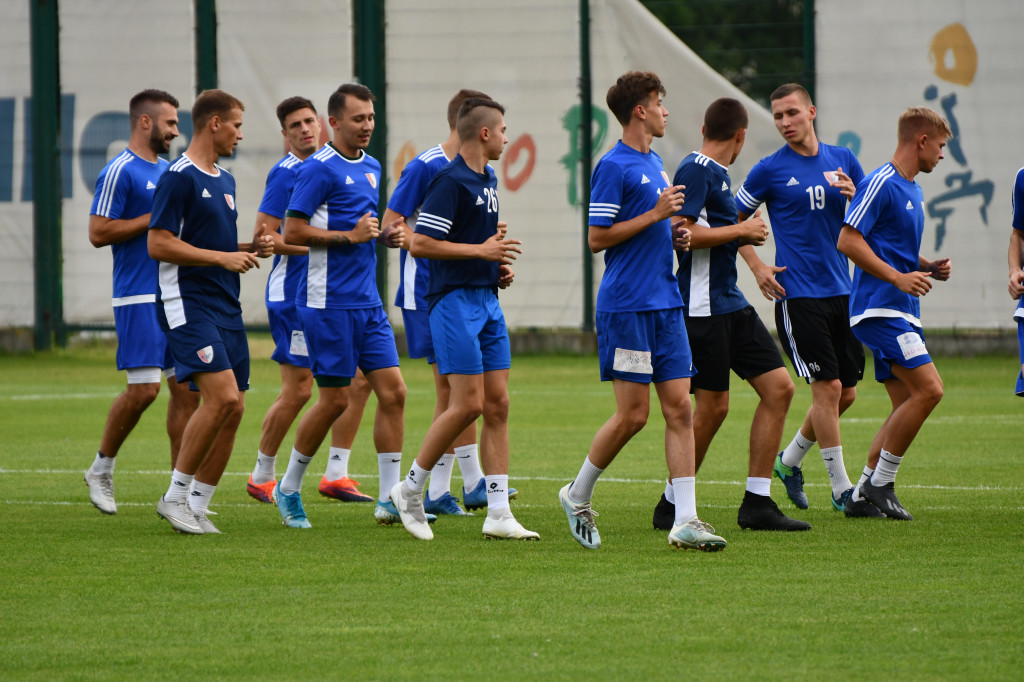 Pierwszy trening Pogoni