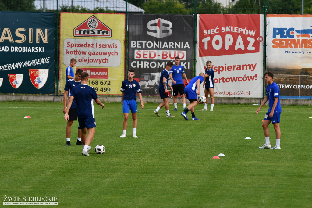 Pierwszy trening Pogoni