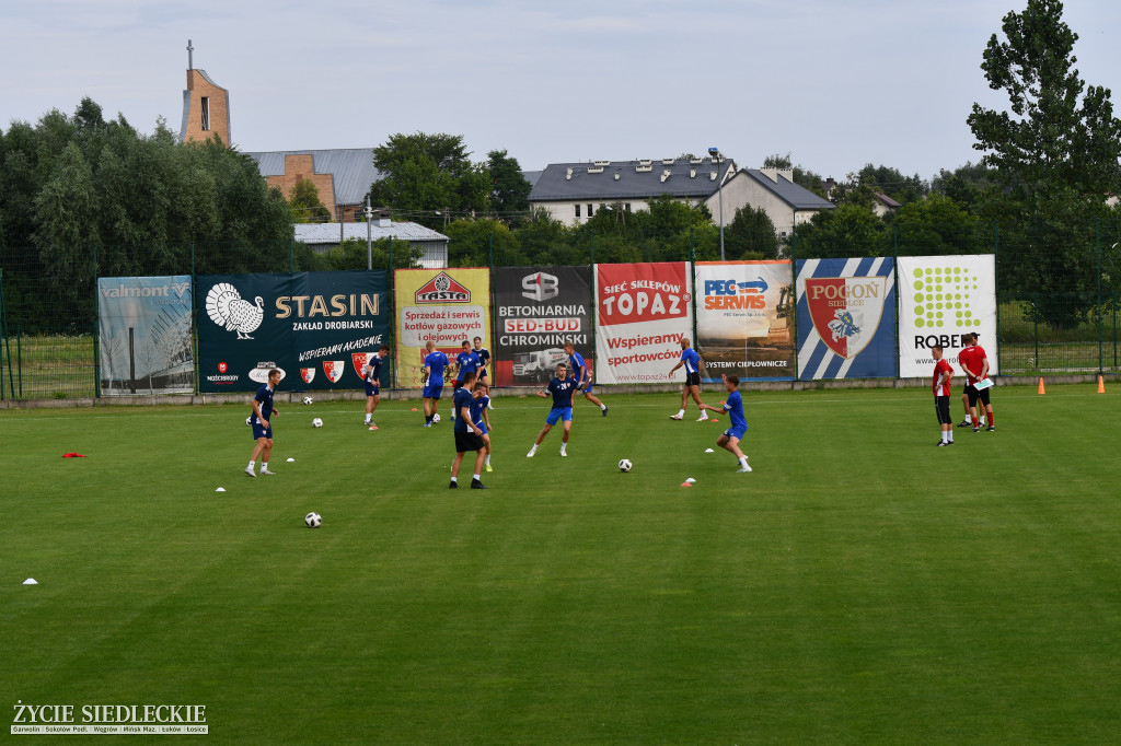 Pierwszy trening Pogoni