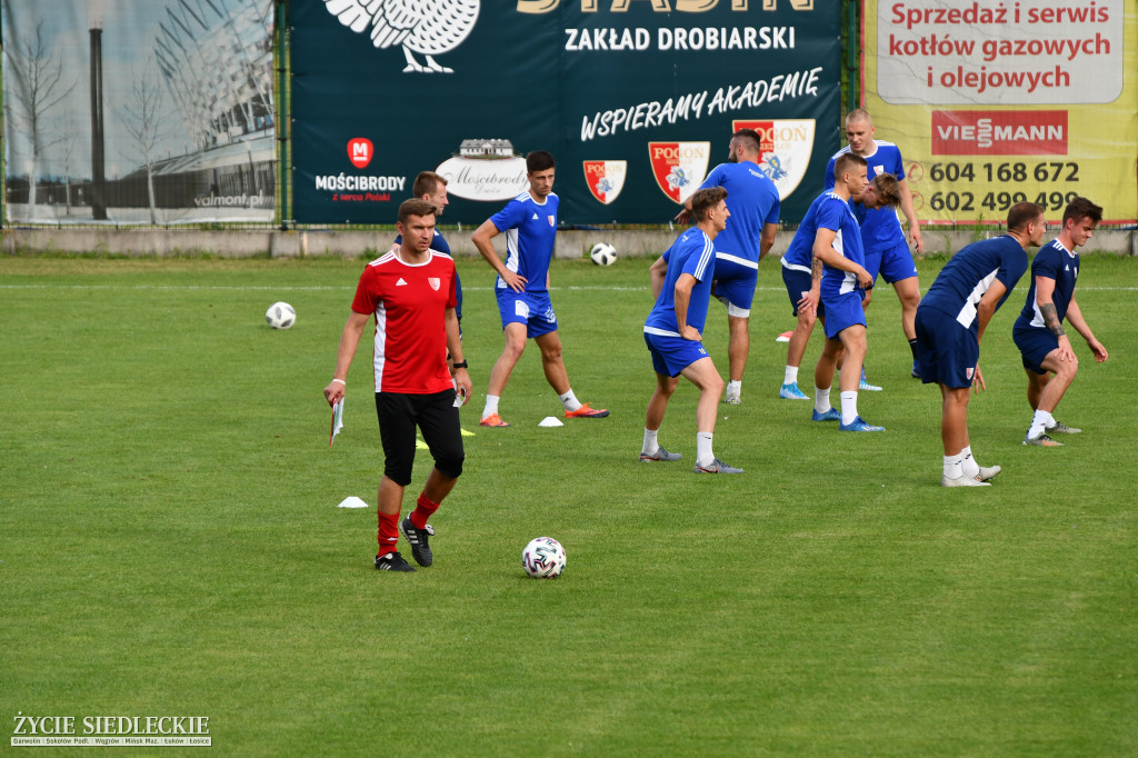 Pierwszy trening Pogoni