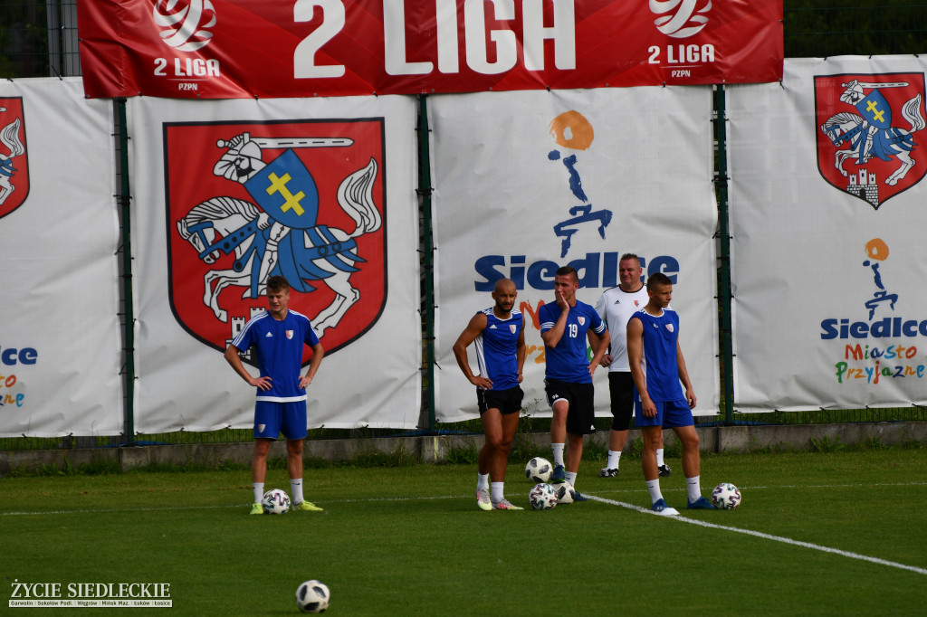 Pierwszy trening Pogoni