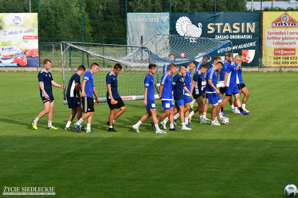 Pierwszy trening Pogoni