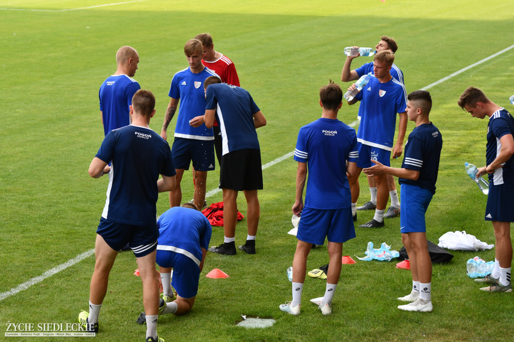 Pierwszy trening Pogoni