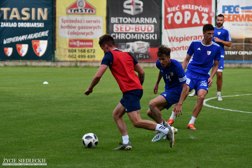 Pierwszy trening Pogoni