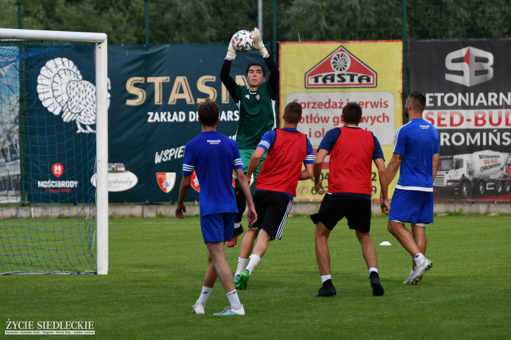 Pierwszy trening Pogoni