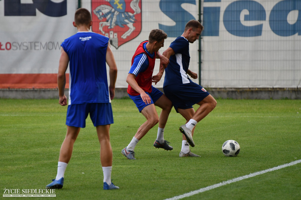 Pierwszy trening Pogoni