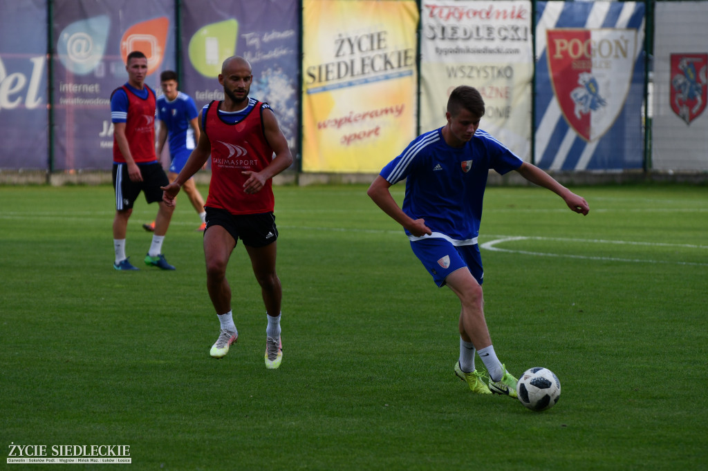 Pierwszy trening Pogoni
