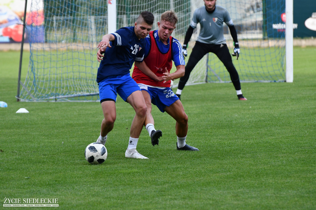 Pierwszy trening Pogoni