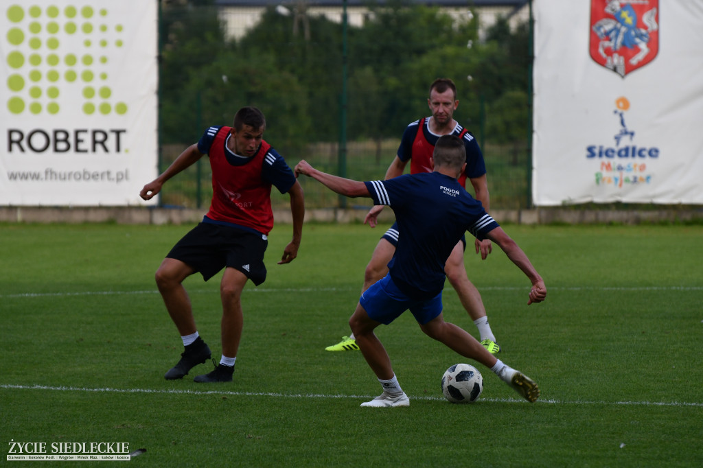 Pierwszy trening Pogoni