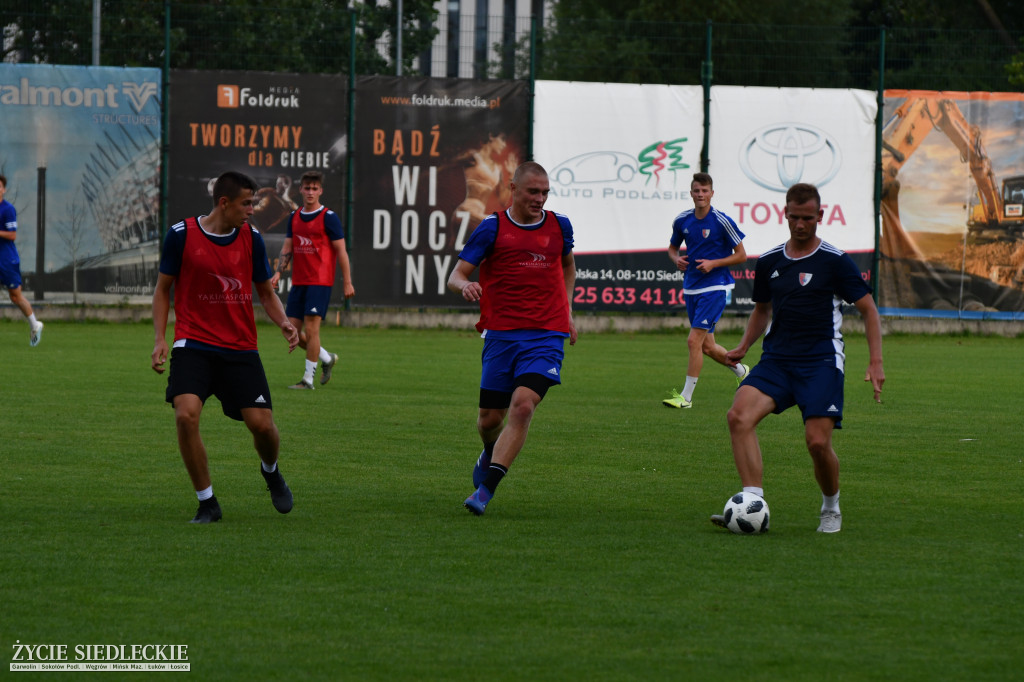Pierwszy trening Pogoni