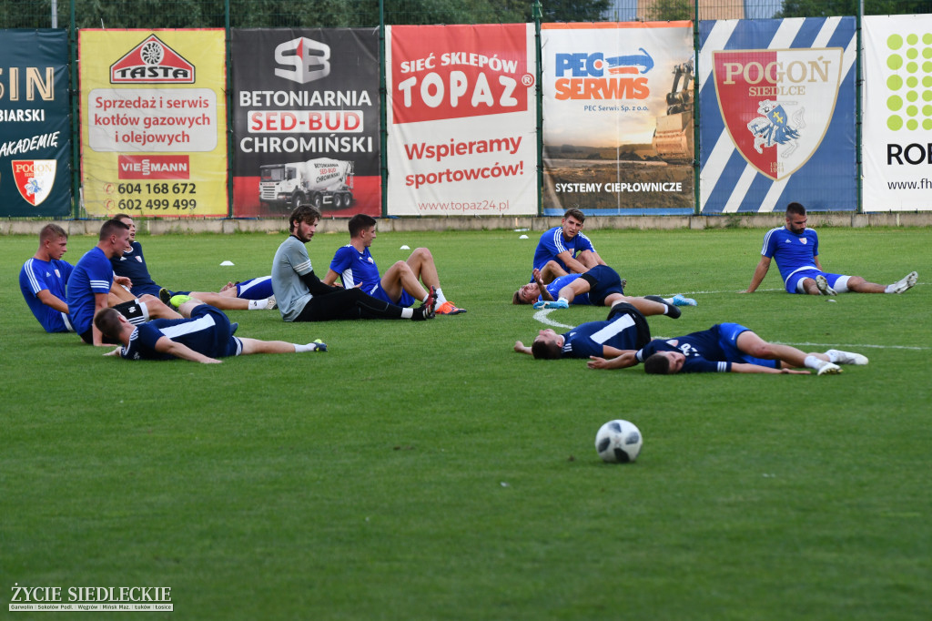 Pierwszy trening Pogoni
