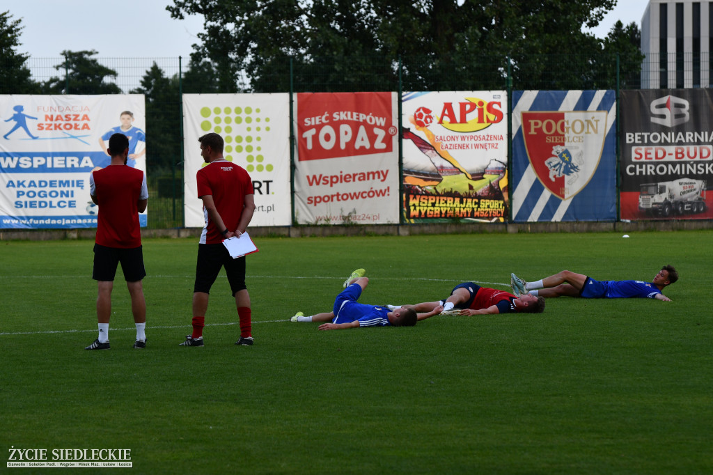 Pierwszy trening Pogoni