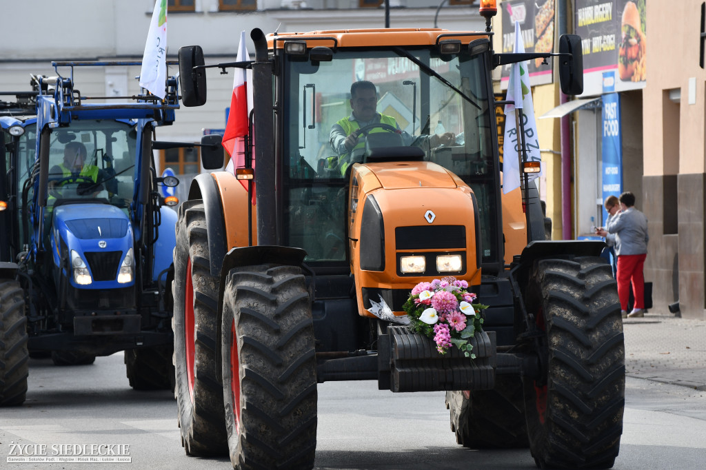 Protest rolników w Siedlcach