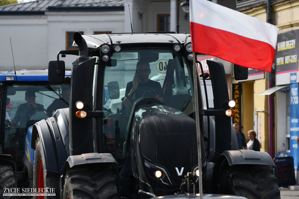 Protest rolników w Siedlcach