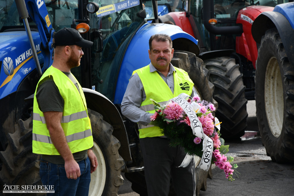 Protest rolników w Siedlcach