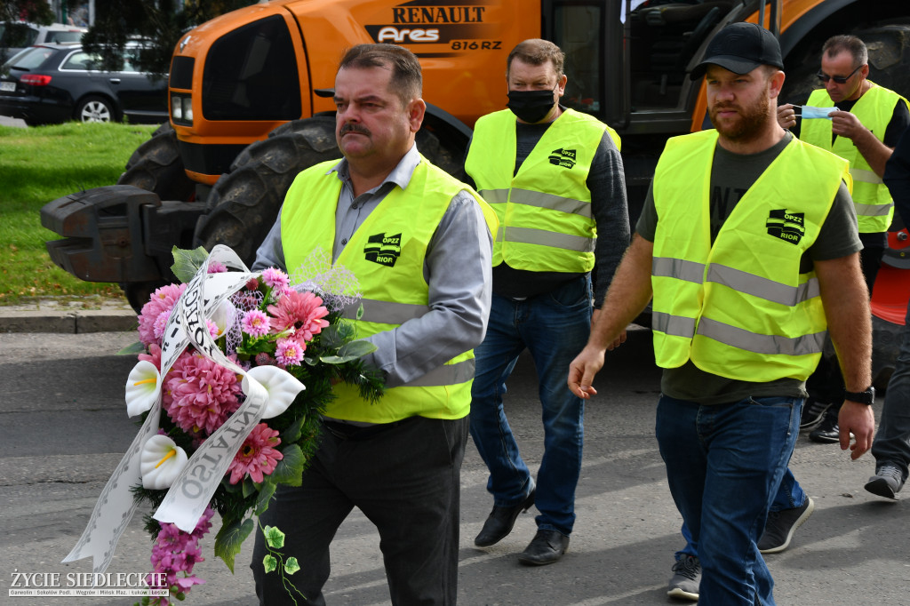 Protest rolników w Siedlcach