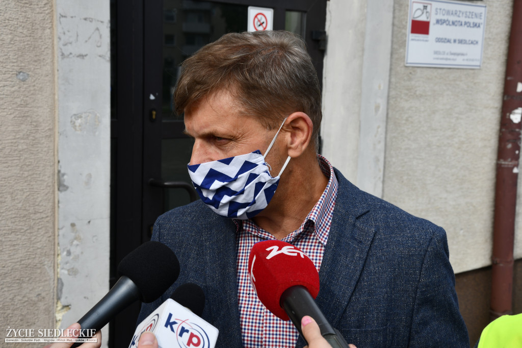 Protest rolników w Siedlcach