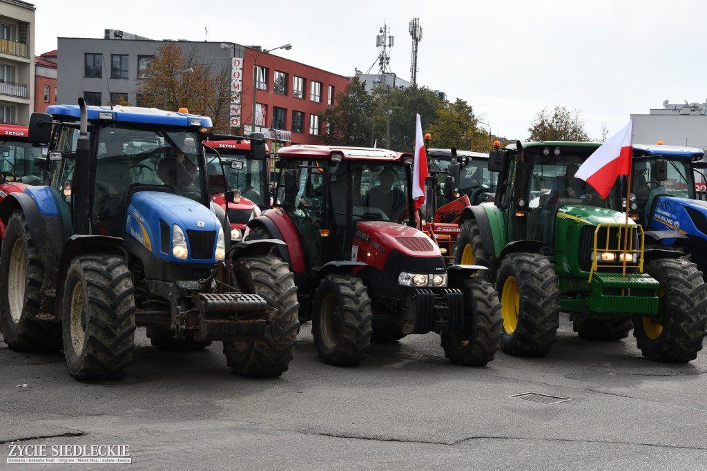 Protest rolników w Siedlcach