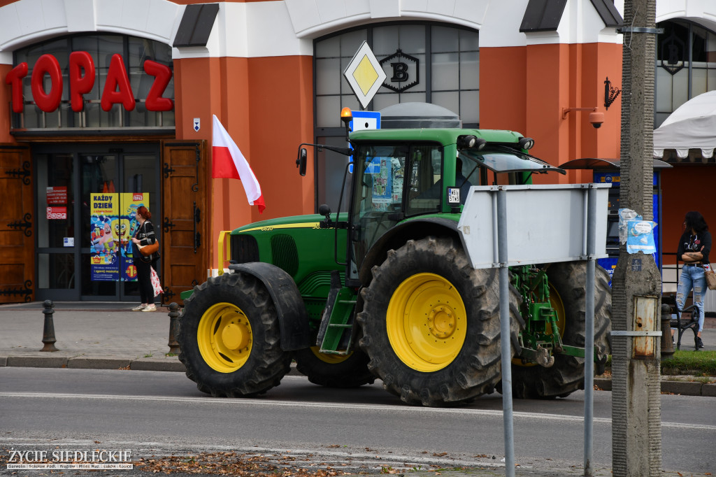 Protest rolników w Siedlcach