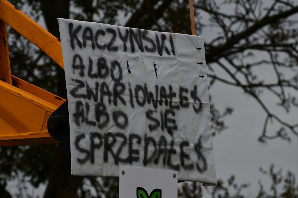 Protesty rolników na DK2