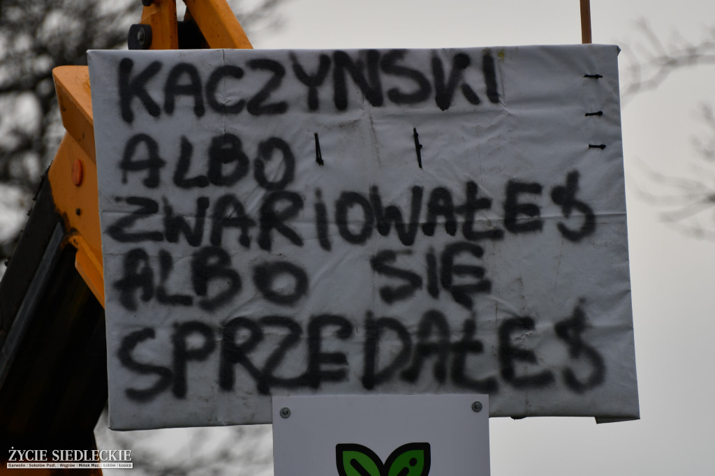 Protesty rolników na DK2