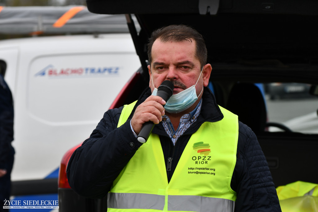 Protesty rolników na DK2