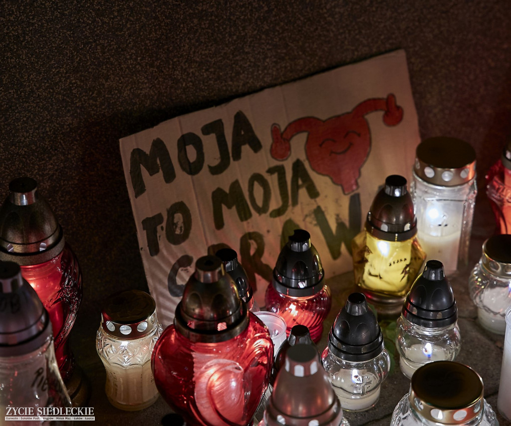 Protest przeciwko zakazowi aborcji