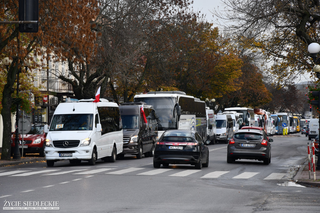 Protest branży transportowo-turystycznej